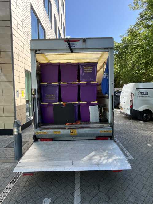 Movers from London Man Van handled the whole move seamlessly