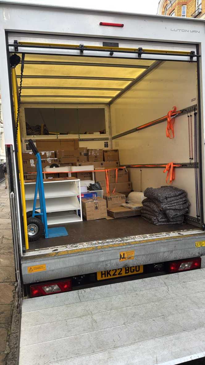 The men from London Man Van were so helpful